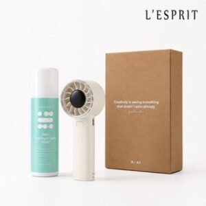 레스쁘리 2P 선풍기세트 A (쿨샷미니 핸디선풍기+베니테이블 데오드란트 100ml)