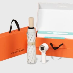 삼색삼단(암막) 우양산 +손선풍기세트 [H48]