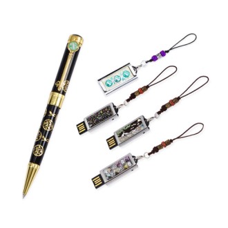 상감청자 운학문 볼펜 자개 대용량 USB 전통기념품 외국인선물 상감청자 운학문 볼펜 자개 대용량 USB 전통기념품 외국인선물