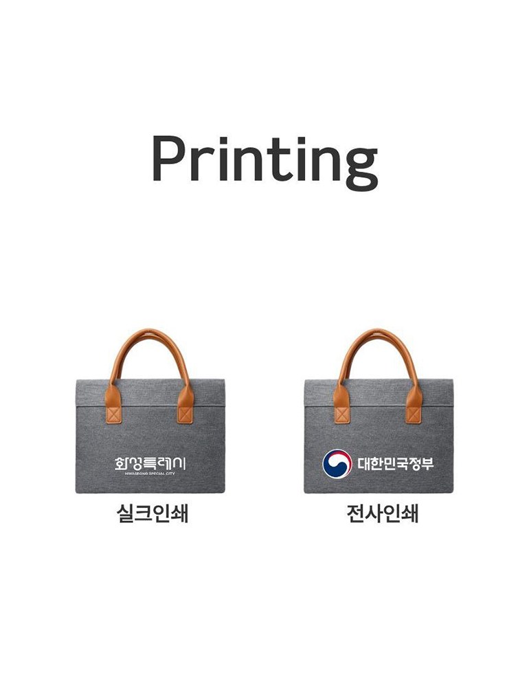 브라운 레더 슬림 노트북백 상세 이미지