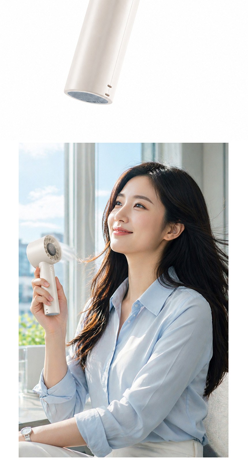 모던3단자동 (암막) 우양산 +손선풍기세트 [H47] 상세 이미지