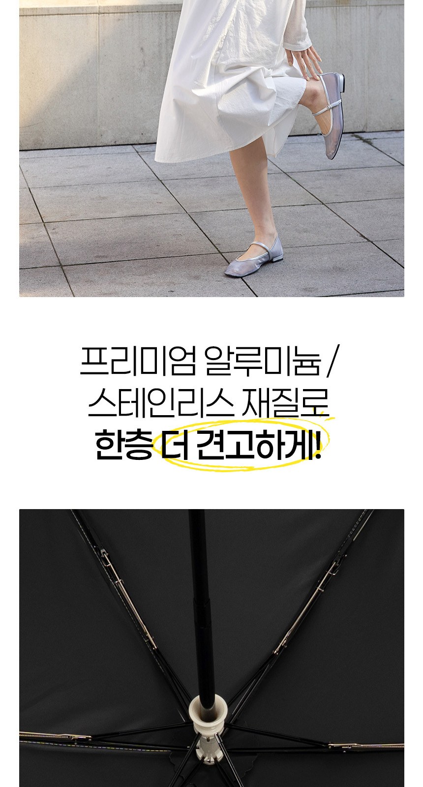 플라워펑칭3단자동 (암막) 우양산 +손선풍기세트 [H49] 상세 이미지