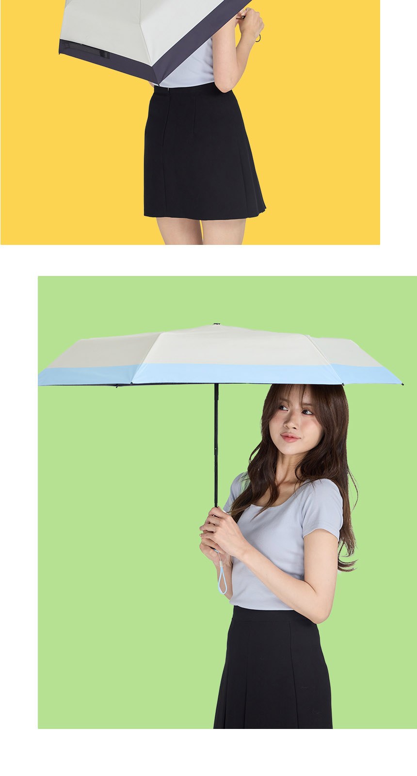 로멘틱투톤 (암막) 우양산 +손선풍기세트 [H52] 상세 이미지